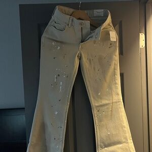 Free people Antique Ecru jeans NWT